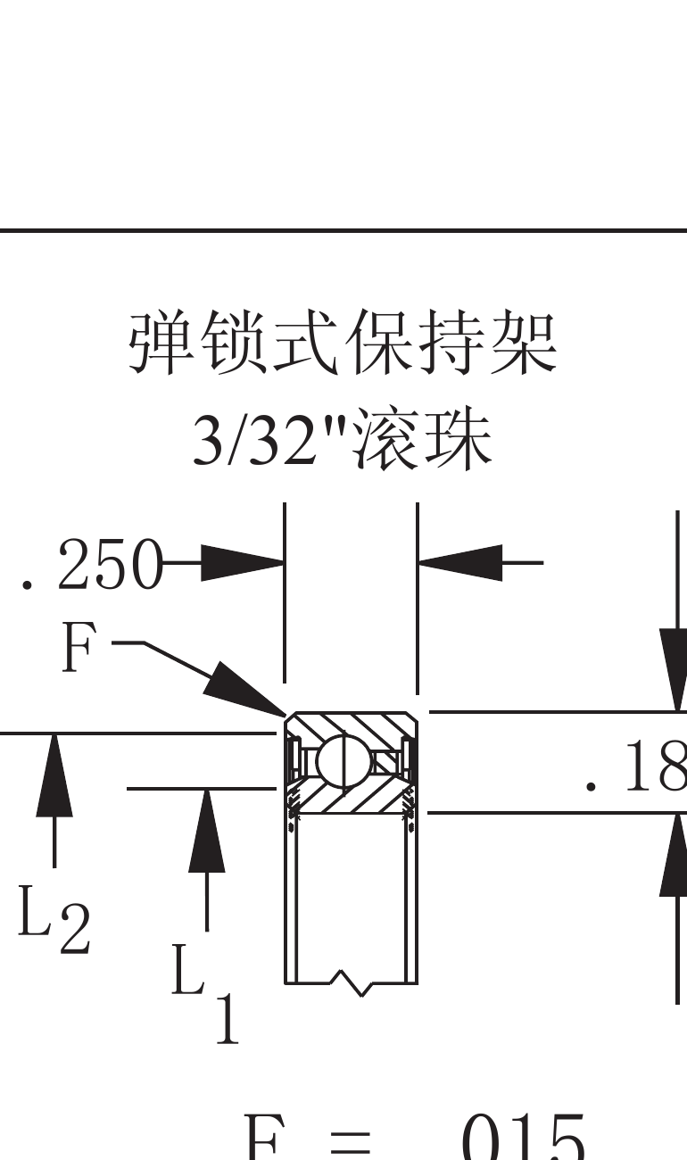 薄壁轴承尺寸示意图